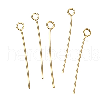 Brass Eye Pins KK-H502-02D-G-1