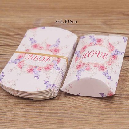 Paper Pillow Gift Boxes CON-J002-S-04B-1