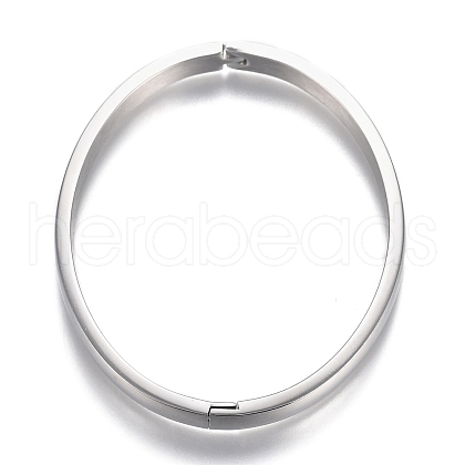 Tarnish Resistant 304 Stainless Steel Bangles STAS-I166-36B-1