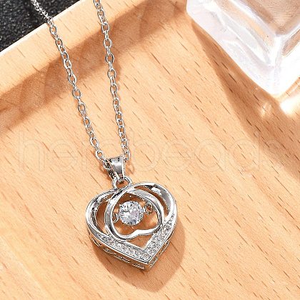 304 Stainless Steel Necklaces for Women NJEW-R015-04P-1
