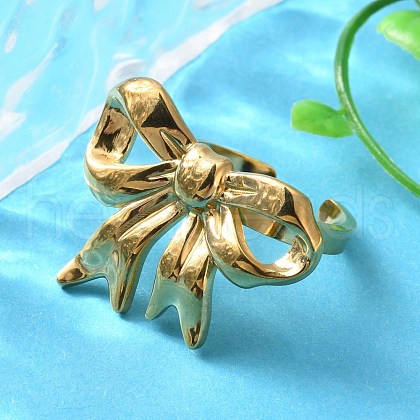 Stainless Steel Shell Rings RJEW-R144-02A-G-1