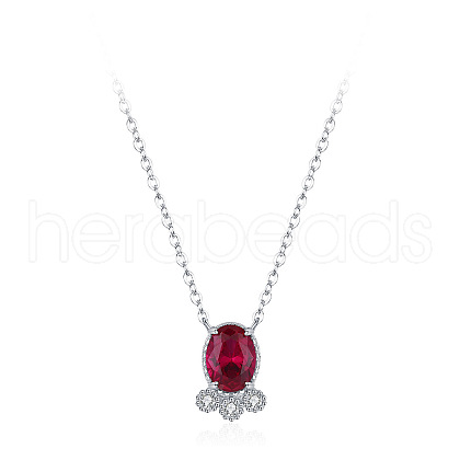 925 Sterling Silver Pave Cubic Zirconia Fish Pendant Necklaces for Women FS-WG85E0B-02-1
