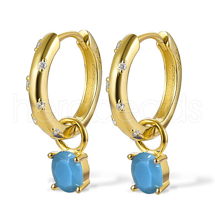 S925 Sterling Silver Flat Round Hoop Earrings NE2810-9-1