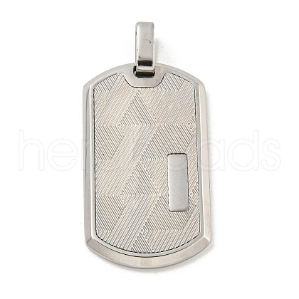 Non-Tarnish 304 Stainless Steel Pendants STAS-F307-15P-1