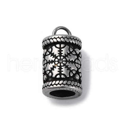 304 Stainless Steel Pendants STAS-D301-08AS-04-1