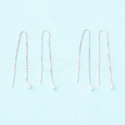 925 Sterling Silver Ear Thread STER-P047-09S-1