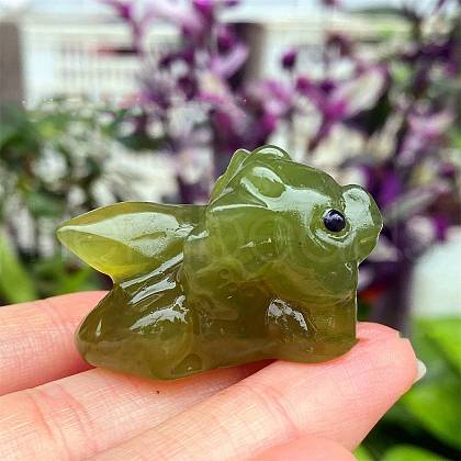 Natural Jade Carved Figurines Statues for Home Desktop Decoration PW-WG05555-04-1