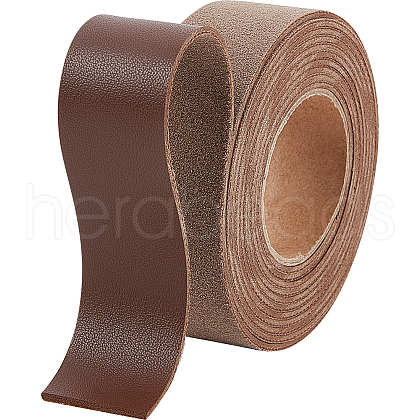 2M PVC Imitation Leather Ribbons SRIB-WH0011-125B-02-1