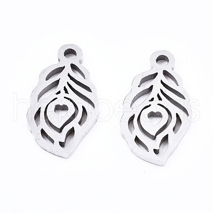 Non-Tarnish 201 Stainless Steel Charms STAS-T044-213P-1