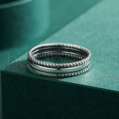 925 Sterling Silver Finger Rings for Women FS-WG2952F-02-1