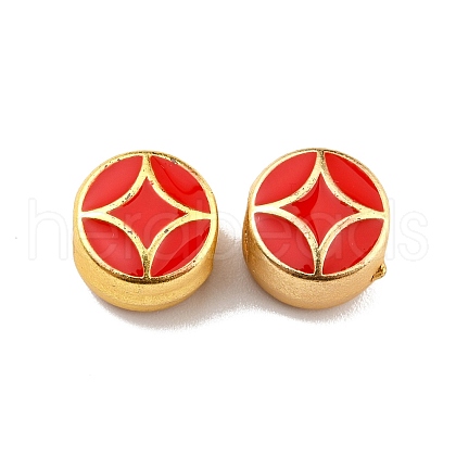 CCB Plastic European Beads CCB-P015-01G-02-1