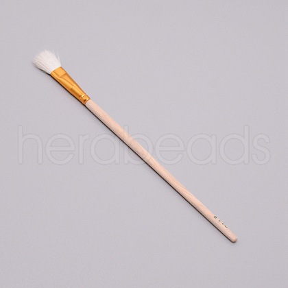 Wooden Paint Brush AJEW-WH0237-08C-1