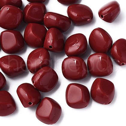 Opaque Acrylic Beads MACR-S373-137-A01-1