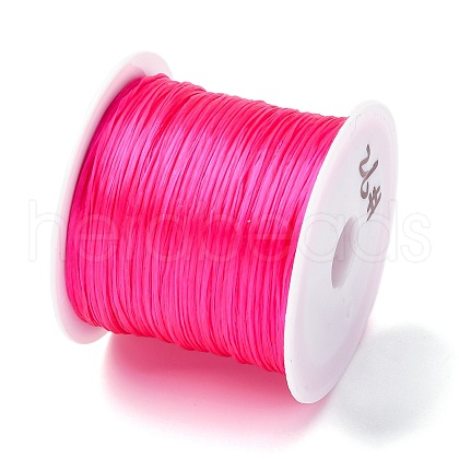 50 Yards Flat Elastic Crystal String EW-WH0019-01D-1