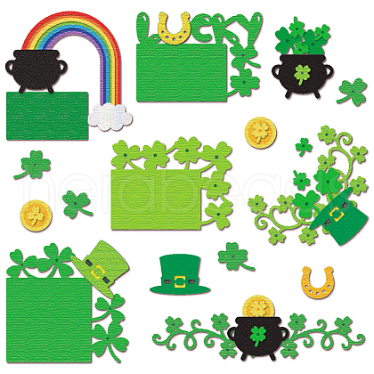 Saint Patrick's Day Carbon Steel Cutting Dies Stencils DIY-WH0309-1517-1