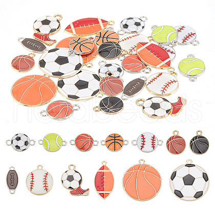 ARRICRAFT Sports Theme DIY Jewelry Making Findings Kits DIY-AR0003-70-1