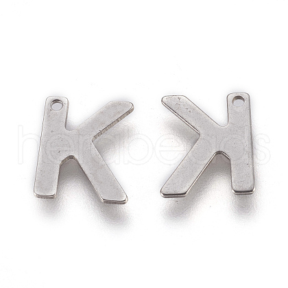 Tarnish Resistant 304 Stainless Steel Charms STAS-F175-02P-K-1