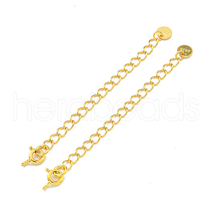 925 Sterling Silver Chain Extender STER-C005-04G-1