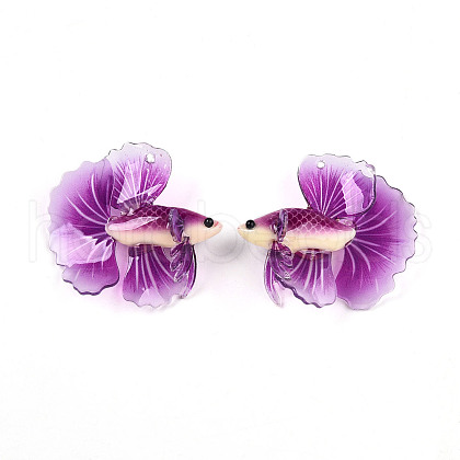 Acrylic Pendants BACR-T001-02D-1