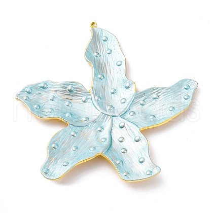 304 Stainless Steel Enamel Big Pendants STAS-S163-04A-G-1