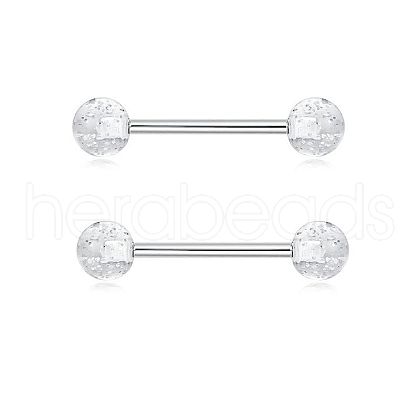Acrylic Round Nipple Rings WG88A97-08-1