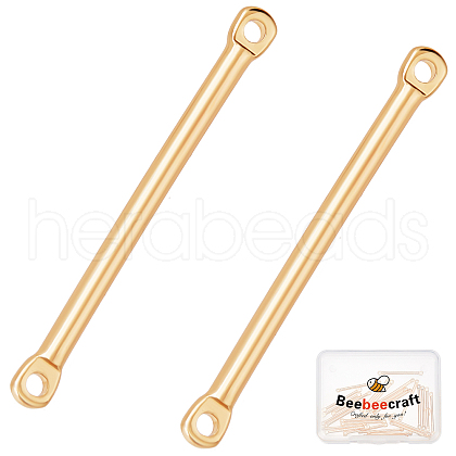 Beebeecraft Brass Connector Charms KK-BBC0002-14-1
