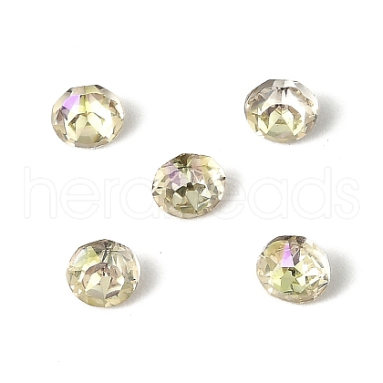 Glass Rhinestone Cabochons GLAA-A018-4mm-001GY-1