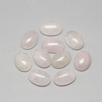 Natural Rose Quartz Cabochons G-R415-30x40-48-1