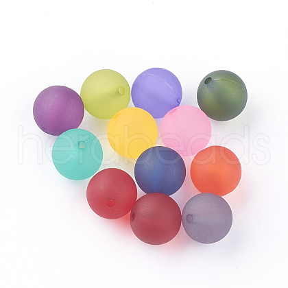 Transparent Acrylic Beads FACR-YW0001-05A-1