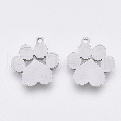 Tarnish Resistant 201 Stainless Steel Pendants X-STAS-T044-122P-1