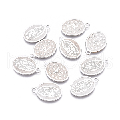 Non-Tarnish 304 Stainless Steel Charms STAS-L247-019P-1
