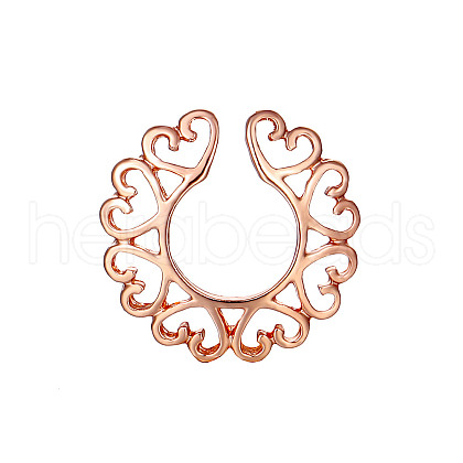 Alloy Heart Clip On Nipple Rings WG2A9F6-03-1