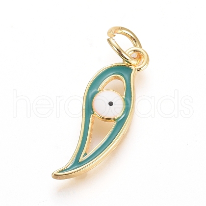 Golden Plated Brass Pendants KK-L190-007B-1