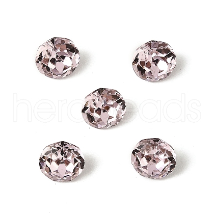 Glass Rhinestone Cabochons GLAA-A018-8mm-223-1