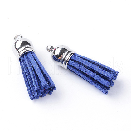 Faux Suede Tassel Pendant Decorations X-FIND-T002-A37-1