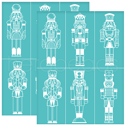 Self-Adhesive Silk Screen Printing Stencil DIY-WH0338-146-1