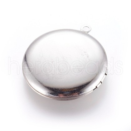 Tarnish Resistant 316 Stainless Steel Locket Pendants STAS-P237-06P-1