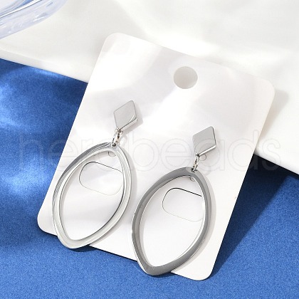 304 Stainless Steel Stud Earrings EJEW-Z089-15P-1