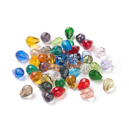 Imitation Austrian Crystal Beads SWAR-F062-10x8mm-M-1