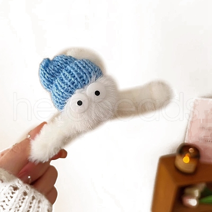 Wool Felt Claw Hair Clips PW-WG43994-04-1