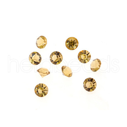 Glass Rhinestone Cabochons GLAA-TAC0005-3mm-11-1