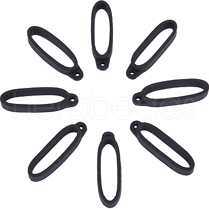 Gorgecraft 40Pcs Silicone Pendant SIL-GF0001-46-1