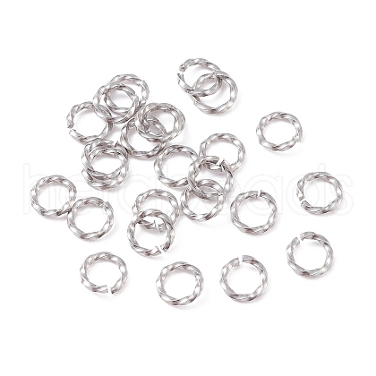 Tarnish Resistant 304 Stainless Steel Jump Rings X-STAS-F191-12P-A-1