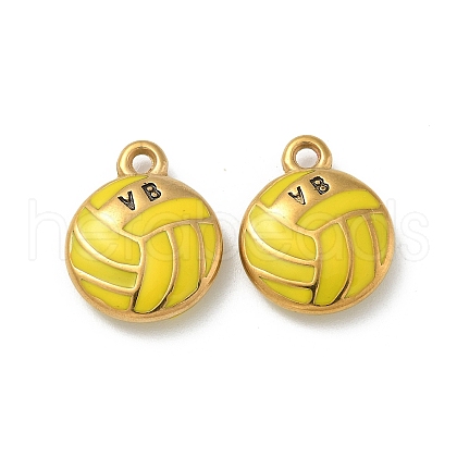Ion Plating(IP) 304 Stainless Steel Pendants STAS-R008-09G-03-1