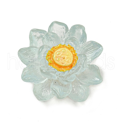 Luminous Transparent Resin Decoden Cabochons CRES-F032-B02-1