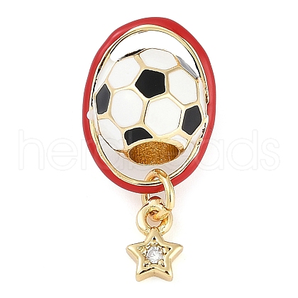 Rack Plating Brass Micro Pave Cubic Zirconia Charms KK-P287-05G-1