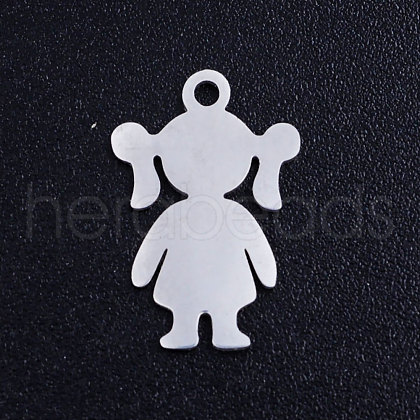Tarnish Resistant 201 Stainless Steel Pendants STAS-Q201-JN328-1-1