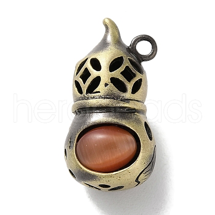 Brass Pendants KK-M284-20AB-04-1