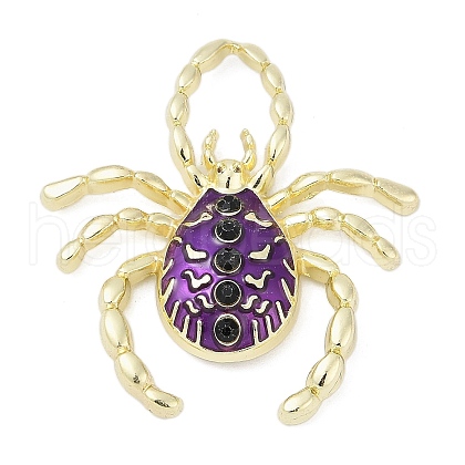 Alloy Rhinestone Pendants PALLOY-R151-67G-02-1
