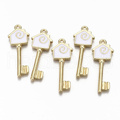 Alloy Enamel Pendants PALLOY-T075-40-NR-1